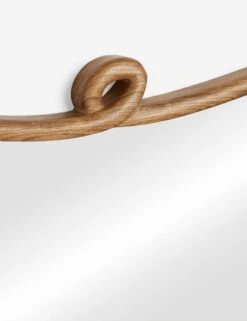 Looped Wood Mantel Mirror By Sarah Sherman Samuel -Home Decor Sale Lulu and Georgia LoopedWoodMirrorbySSS Mantel A0661356 0444 Product