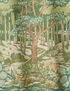 Lorelle Fabric -Home Decor Sale Lulu and Georgia LorelleCottonFabric Green L0484966 0400 product