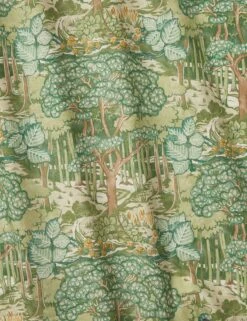 Lorelle Fabric -Home Decor Sale Lulu and Georgia LorelleCottonFabric Green L0484966 0401 product