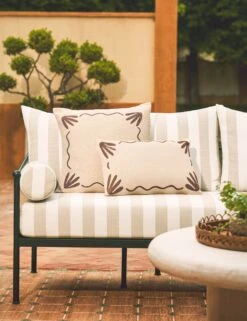 Lovett Indoor / Outdoor Pillow By Sarah Sherman Samuel -Home Decor Sale Lulu and Georgia LovettIndoor OutdoorLumbarPillow bySarahShermanSamuel Brown A0660226B Site Crop Lifestyle