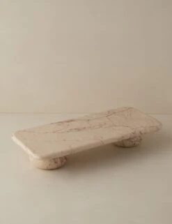 Lusine Rectangular Marble Serving Stand -Home Decor Sale Lulu and Georgia LusineMarbleStand A0658450 513 Product