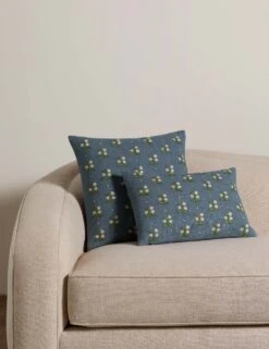 Madelief Embroidered Pillow -Home Decor Sale Lulu and Georgia MadeliefPillowCoverSiblingShot Denim 1054 Product