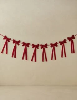 Mauree Velvet Garland -Home Decor Sale Lulu and Georgia MaureeVelvetGarland Cherry A0661257 Product