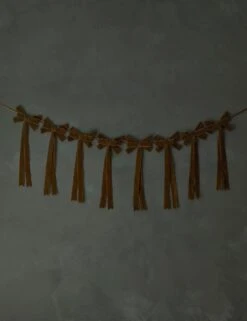 Mauree Velvet Garland -Home Decor Sale Lulu and Georgia MaureeVelvetGarland Toast A0658999 143 Product