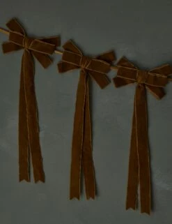 Mauree Velvet Garland -Home Decor Sale Lulu and Georgia MaureeVelvetGarland Toast A0658999 144 Product