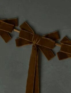Mauree Velvet Garland -Home Decor Sale Lulu and Georgia MaureeVelvetGarland Toast A0658999 146 Product