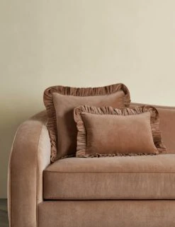 Mauree Velvet Pillow -Home Decor Sale Lulu and Georgia MaureeVelvetPillowCoverGroupshot DustyPink 0635 product