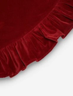 Mauree Velvet Tree Skirt -Home Decor Sale Lulu and Georgia MaureeVelvetTreeSkirt Cherry A0661262 1002 Product