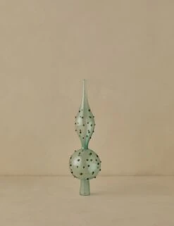 Milay Glass Finial Tree Topper -Home Decor Sale Lulu and Georgia MilayGlassTreeTopper BlueandGreen A0661055 Product