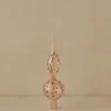 Milay Glass Finial Tree Topper