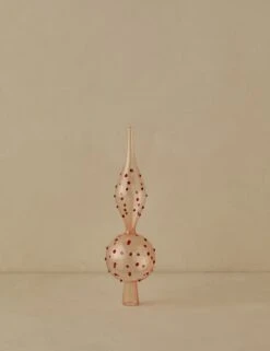 Milay Glass Finial Tree Topper