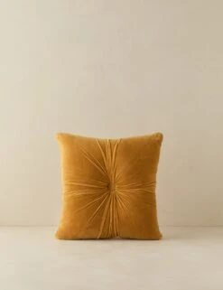 Monroe Velvet Pillow -Home Decor Sale Lulu and Georgia MonroeVelvetSquarePillow Mustard A0660675 1254 Product