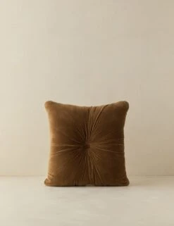 Monroe Velvet Pillow -Home Decor Sale Lulu and Georgia MonroeVelvetSquarePillow Toast A0660671 1251 Product