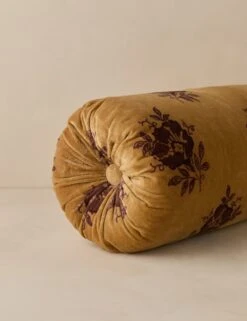Montreal Velvet Pillow -Home Decor Sale Lulu and Georgia MontrealVelvetPillow Sand Bolster A0661037 516 Product