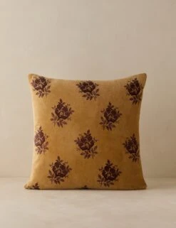 Montreal Velvet Pillow -Home Decor Sale Lulu and Georgia MontrealVelvetPillow Sand Square A0661035B 475 Product
