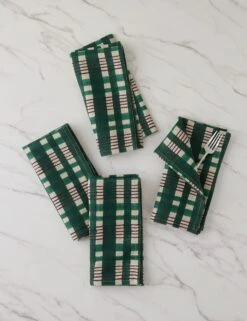 Musetta Table Linens -Home Decor Sale Lulu and Georgia MusettaLinenNapkins Setof4 Green A0661236 724 Product