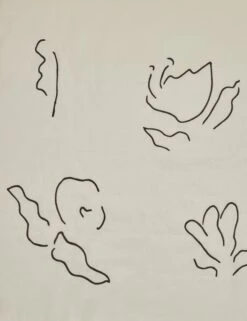 Narsi Embroidered Linen Fabric By Sarah Sherman Samuel -Home Decor Sale Lulu and Georgia NarsiEmbroideredLinenFabric Ivory L0490249 0702 Product