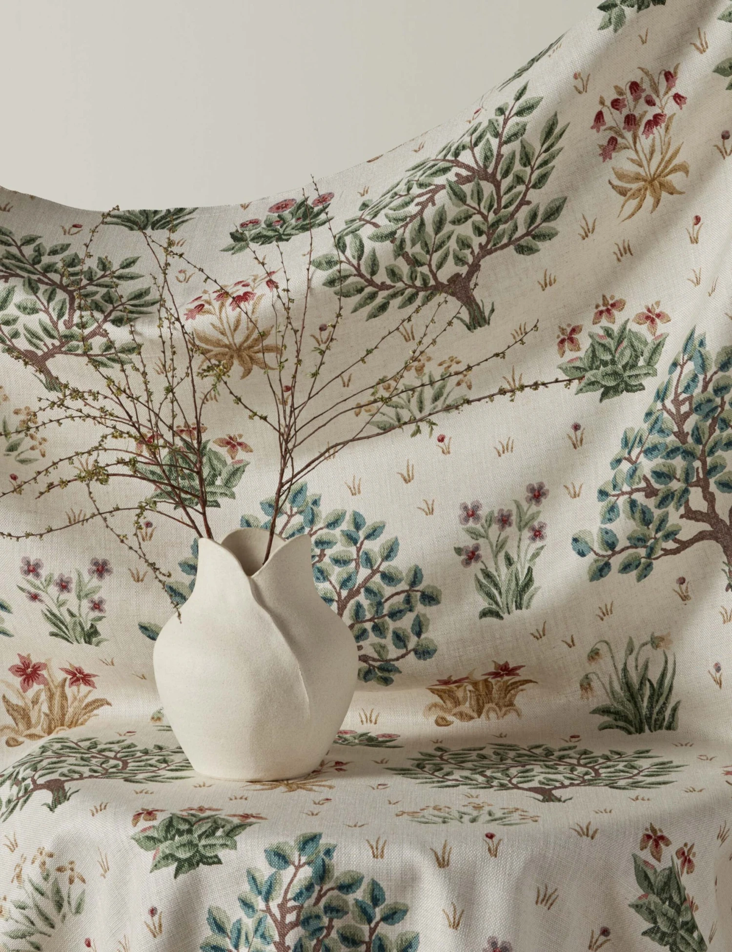 Orchard Viscose Fabric By Morris & Co. - Image 7