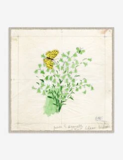 Clochettes Et Papillon I Print By Paule Marrot -Home Decor Sale Lulu and Georgia PM LULU 24 0142A AC Product