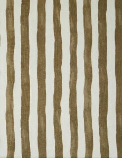 Painterly Stripe Linen Fabric By Sarah Sherman Samuel -Home Decor Sale Lulu and Georgia PainterlyStripeLinenFabric DarkOlive L0490251 0637 Product