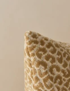 Panthera Velvet Lumbar Pillow By Scalamandre -Home Decor Sale Lulu and Georgia PantheraVelvetLumbarPillow Camel Lumbar A0661233 896 Product