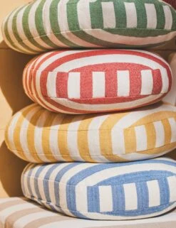 Sunday Indoor / Outdoor Pill Pillow -Home Decor Sale Lulu and Georgia Pillow stacks 4122 Site Crop Lifestyle