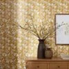 Pome Floral Wallpaper By Sarah Sherman Samuel 2 Pome Floral Wallpaper By Sarah Sherman Samuel -Home Decor Sale Lulu and Georgia PomeFloralWallpaperbySarahShermanSamuel Ochre A0658997Site crop Lifestyle
