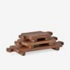 Normandy Wood Riser Footed Tray By EtúHOME -Home Decor Sale Lulu and Georgia RMN652AN2 etuhome Normandy Riser Small 2 Product