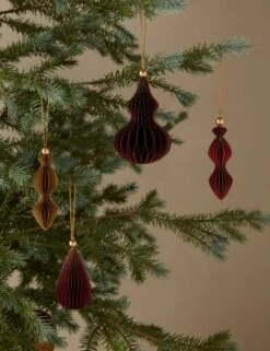 Revel Paper Ornaments (set Of 4) -Home Decor Sale Lulu and Georgia RevelPaperOrnaments setof4 Berry A0661069 284 Product