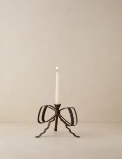 Ribbon Candlestick By Sarah Sherman Samuel -Home Decor Sale Lulu and Georgia RibbonCandlestickbySSS Patina A0660700 478 Product