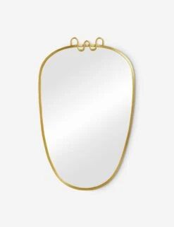 Ribbon Shield Mirror By Sarah Sherman Samuel -Home Decor Sale Lulu and Georgia RibbonShieldMirrorbySarahShermanSamuel A0661359 2686 Product