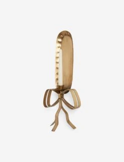 Ribbon Candle Sconce By Sarah Sherman Samuel -Home Decor Sale Lulu and Georgia RibbonWallSconcebySarahShermanSamuel Brass A0661353 0602 Product