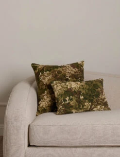 Ridge Edge Pillow By Scalamandre -Home Decor Sale Lulu and Georgia RidgeEdgePillowSiblingShot Moss 938 Product