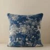 Ridge Edge Pillow By Scalamandre -Home Decor Sale Lulu and Georgia RidgeEdgePillow BlueShadow Square A0661221 860 Product