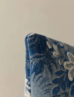Ridge Edge Pillow By Scalamandre -Home Decor Sale Lulu and Georgia RidgeEdgePillow BlueShadow Square A0661221 862 Product