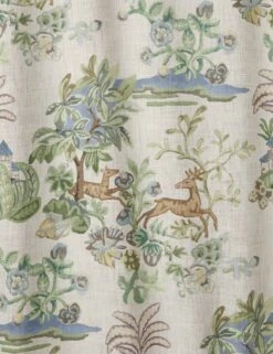 Roland Viscose Fabric -Home Decor Sale Lulu and Georgia Roland Viscose Fabric Sage and Blue L0484975 2