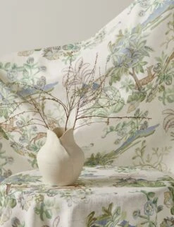 Roland Viscose Fabric -Home Decor Sale Lulu and Georgia Roland Viscose Fabric Sage and Blue L0484975 4