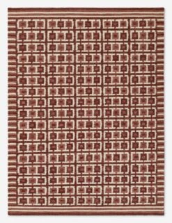Nyland Handwoven Wool Rug -Home Decor Sale Lulu and Georgia SCN 02RED 01 Product