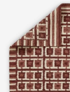 Nyland Handwoven Wool Rug -Home Decor Sale Lulu and Georgia SCN 02RED 02 Product