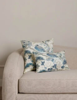 Shenyang Print Linen Pillow By Scalamandre 33 Shenyang Print Linen Pillow By Scalamandre -Home Decor Sale Lulu and Georgia ShenyangLinenPrintPillowSiblingShot Porcelain 939 Product