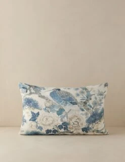 Shenyang Print Linen Pillow By Scalamandre 31 Shenyang Print Linen Pillow By Scalamandre -Home Decor Sale Lulu and Georgia ShenyangLinenPrintPillow Porcelain Lumbar A0661226 887 Product