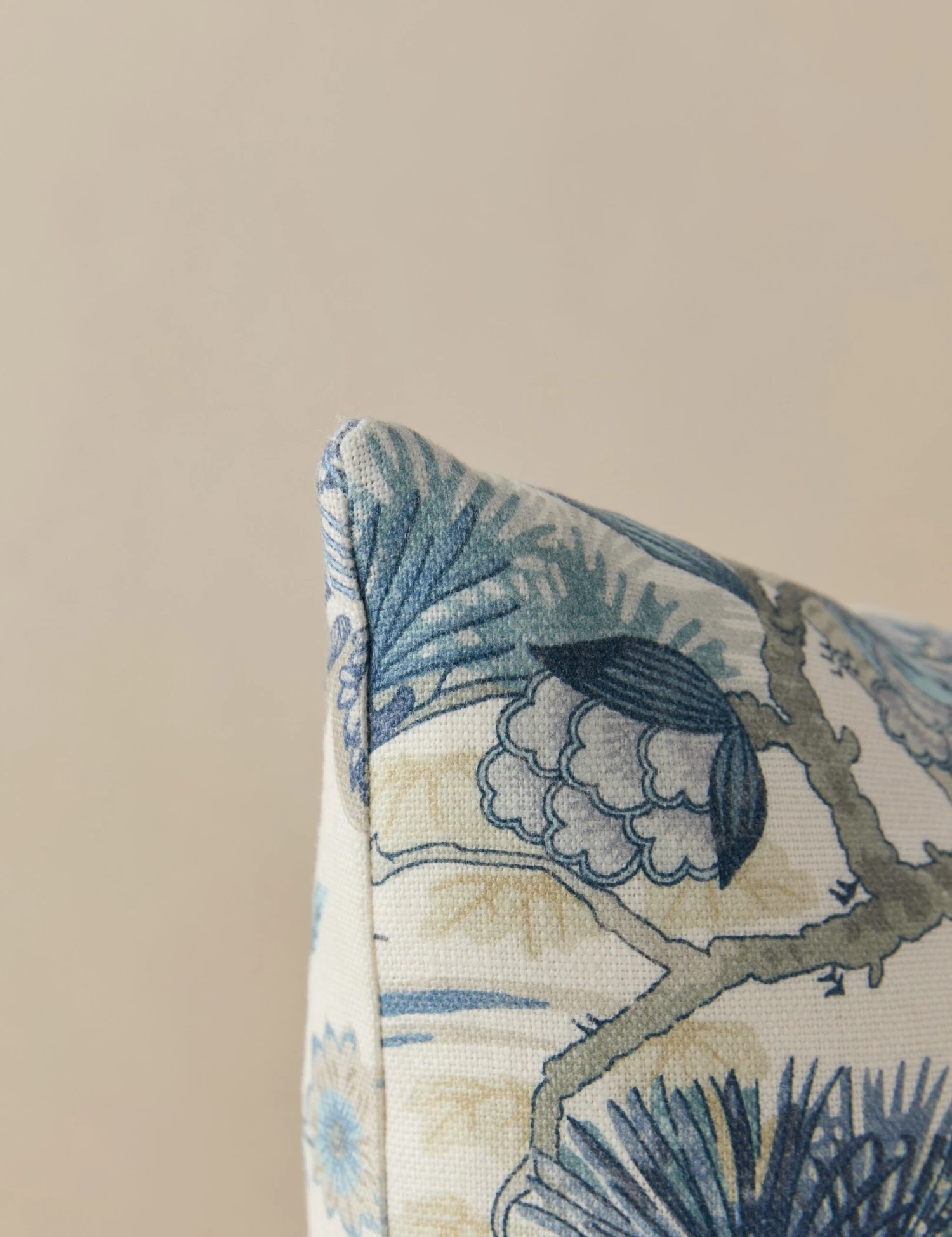 Shenyang Print Linen Pillow By Scalamandre 18 Shenyang Print Linen Pillow By Scalamandre - Image 16