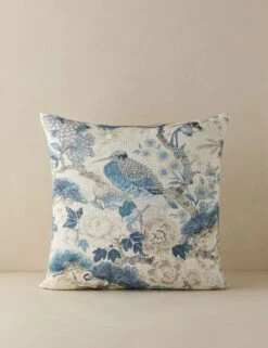 Shenyang Print Linen Pillow By Scalamandre 30 Shenyang Print Linen Pillow By Scalamandre -Home Decor Sale Lulu and Georgia ShenyangLinenPrintPillow Porcelain Square A0661225 871 Product