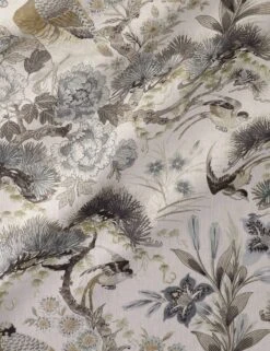 Shenyang Linen Fabric By Scalamandré -Home Decor Sale Lulu and Georgia ShenyangLinenPrint Parchment L04846041 Product