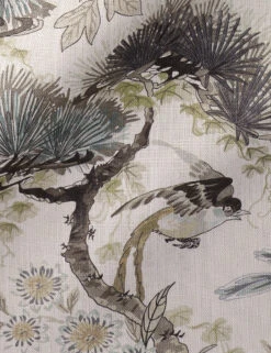 Shenyang Linen Fabric By Scalamandré -Home Decor Sale Lulu and Georgia ShenyangLinenPrint Parchment L04846042 Product