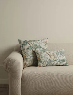 Kelmescott Linen Pillow By Scalamandre -Home Decor Sale Lulu and Georgia ShenyangPrintLinenPillowbyScalamandreGroupshot Sandalwood 0040 product