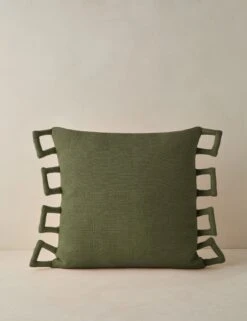 Sofia Linen Pillow -Home Decor Sale Lulu and Georgia SofiaLinenPillowCover Olive Square A0660308 1 product