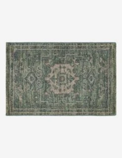 Sovana Hand-Knotted Wool Rug -Home Decor Sale Lulu and Georgia TUS 1234 GRN 2X3 SILO Product