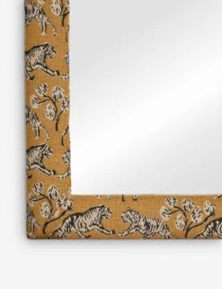 Tiger Mantel Mirror By Sarah Sherman Samuel -Home Decor Sale Lulu and Georgia TigerMirror Goldenrod Mantel A0661319 0513 Product