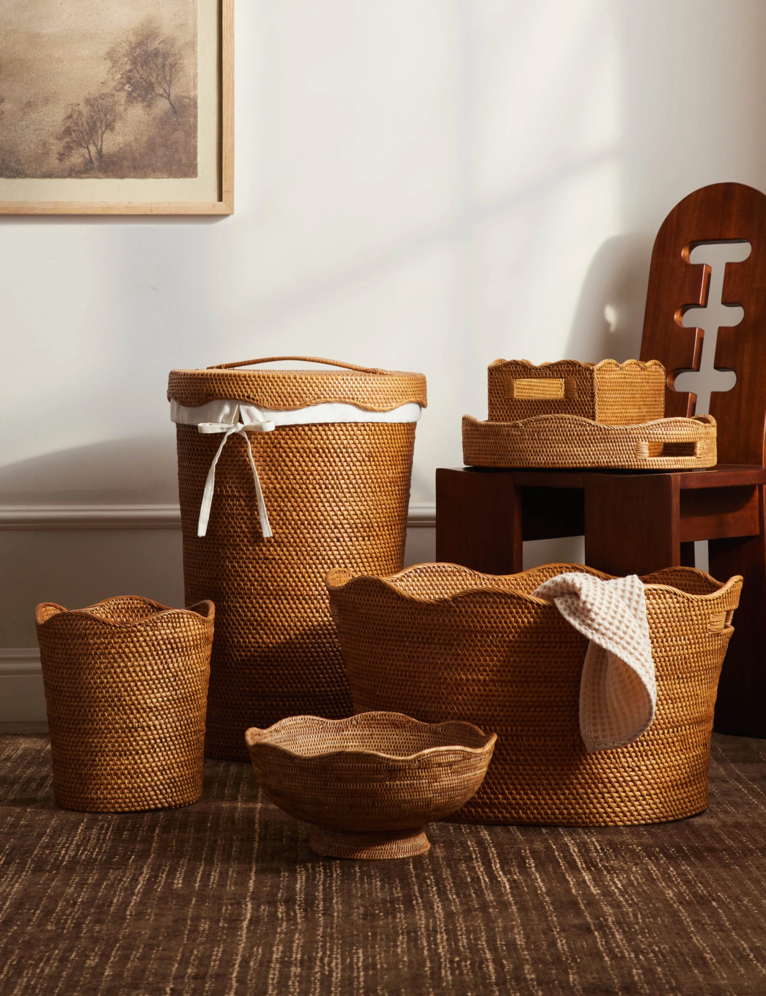 Tyna Rattan Utensil Caddy 8 Tyna Rattan Utensil Caddy - Image 6